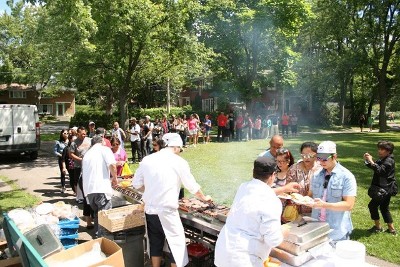 Catering BBQ event and office snacks in Montreal, QC.
